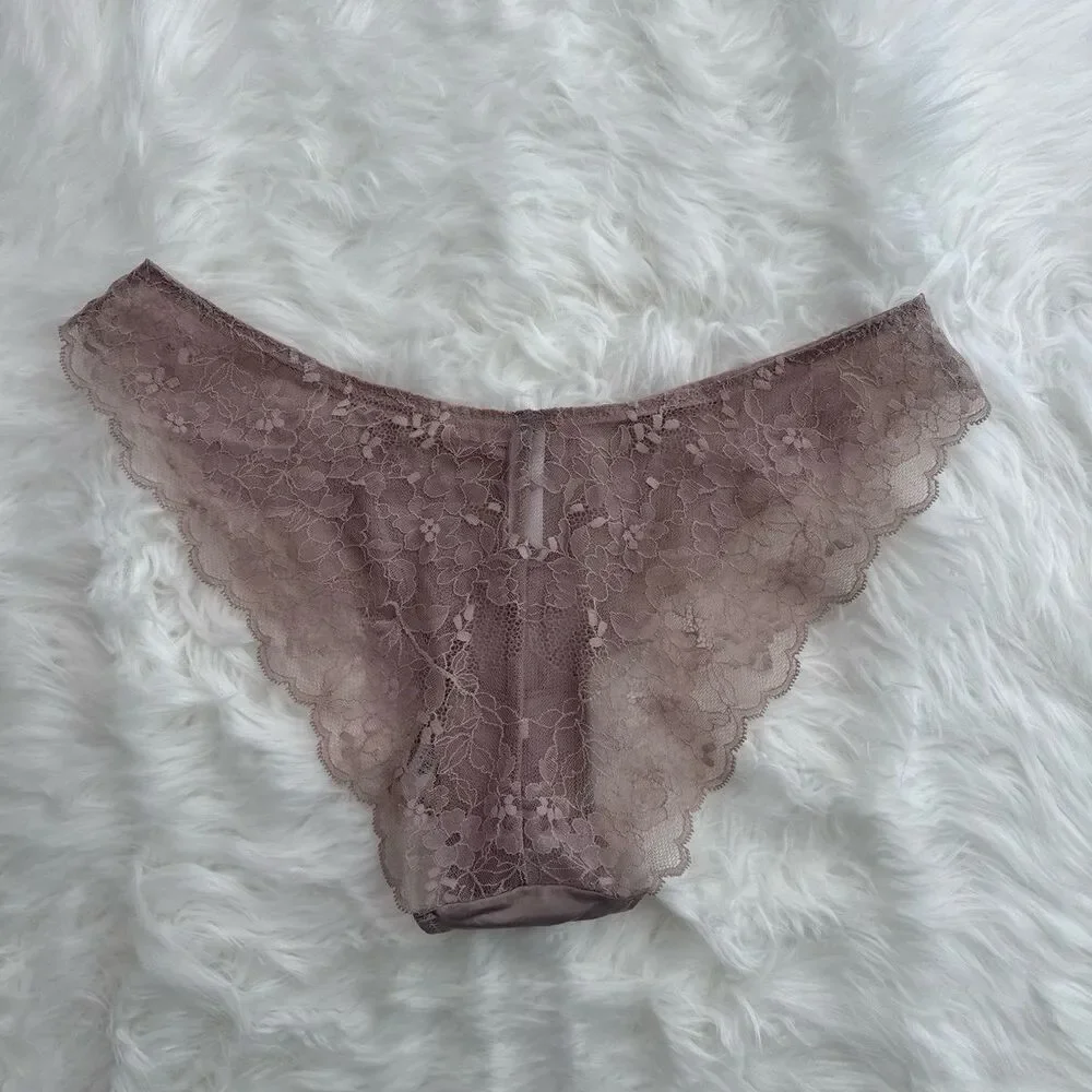 Skims Lace Bikini Fawn Size Large